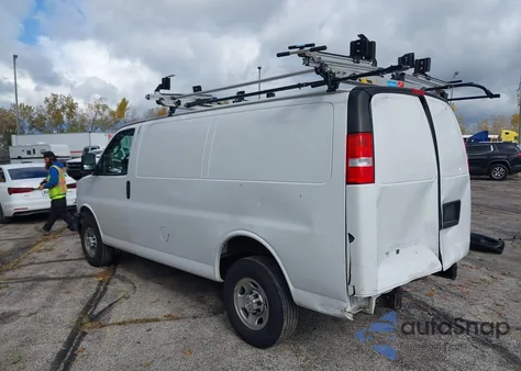 2023 Chevrolet Express Cargo Rwd 2500 Regular Wheelbase Wt z USA, uszkodzony, nr VIN 1GCWGAFP2P1121357